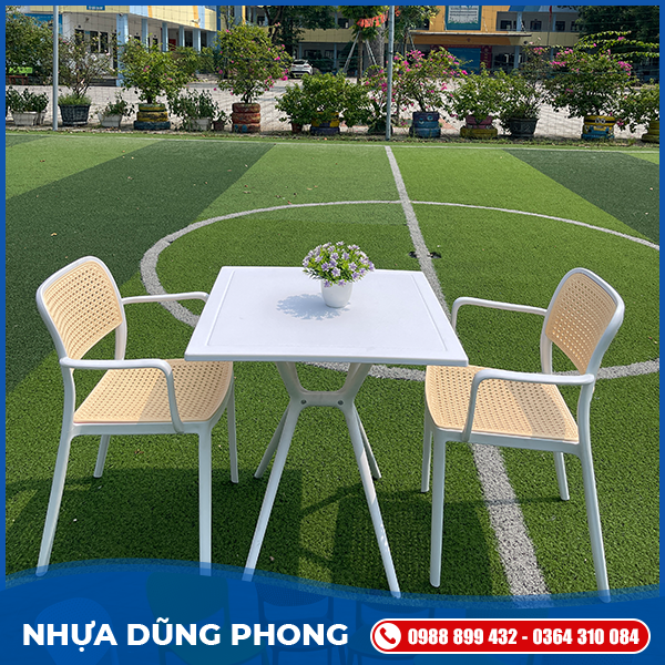 Ghế giả mây có tay	